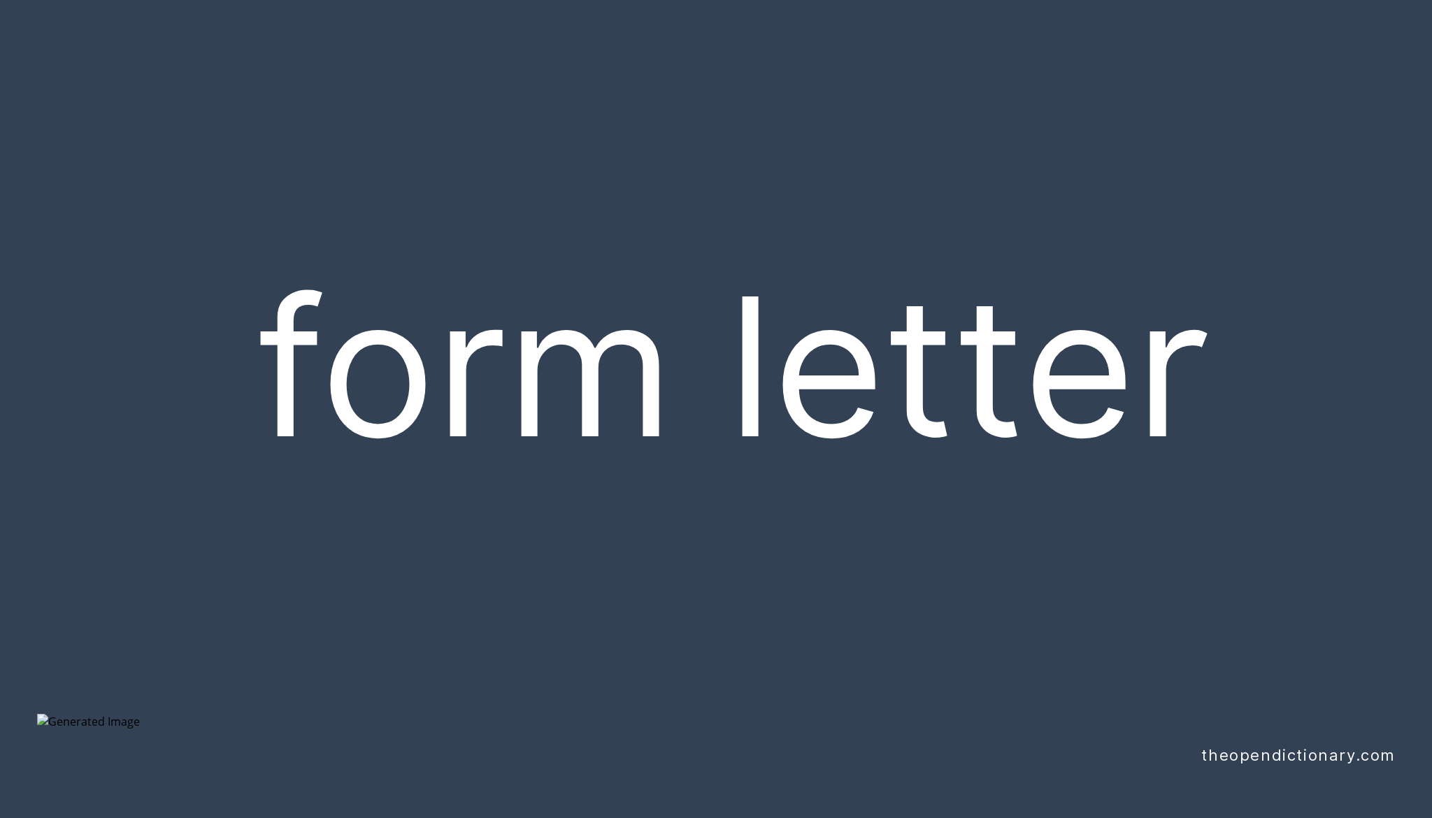 form-letter-meaning-of-form-letter-definition-of-form-letter